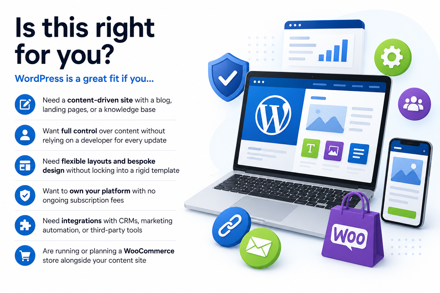 Is WordPress the right fit ?