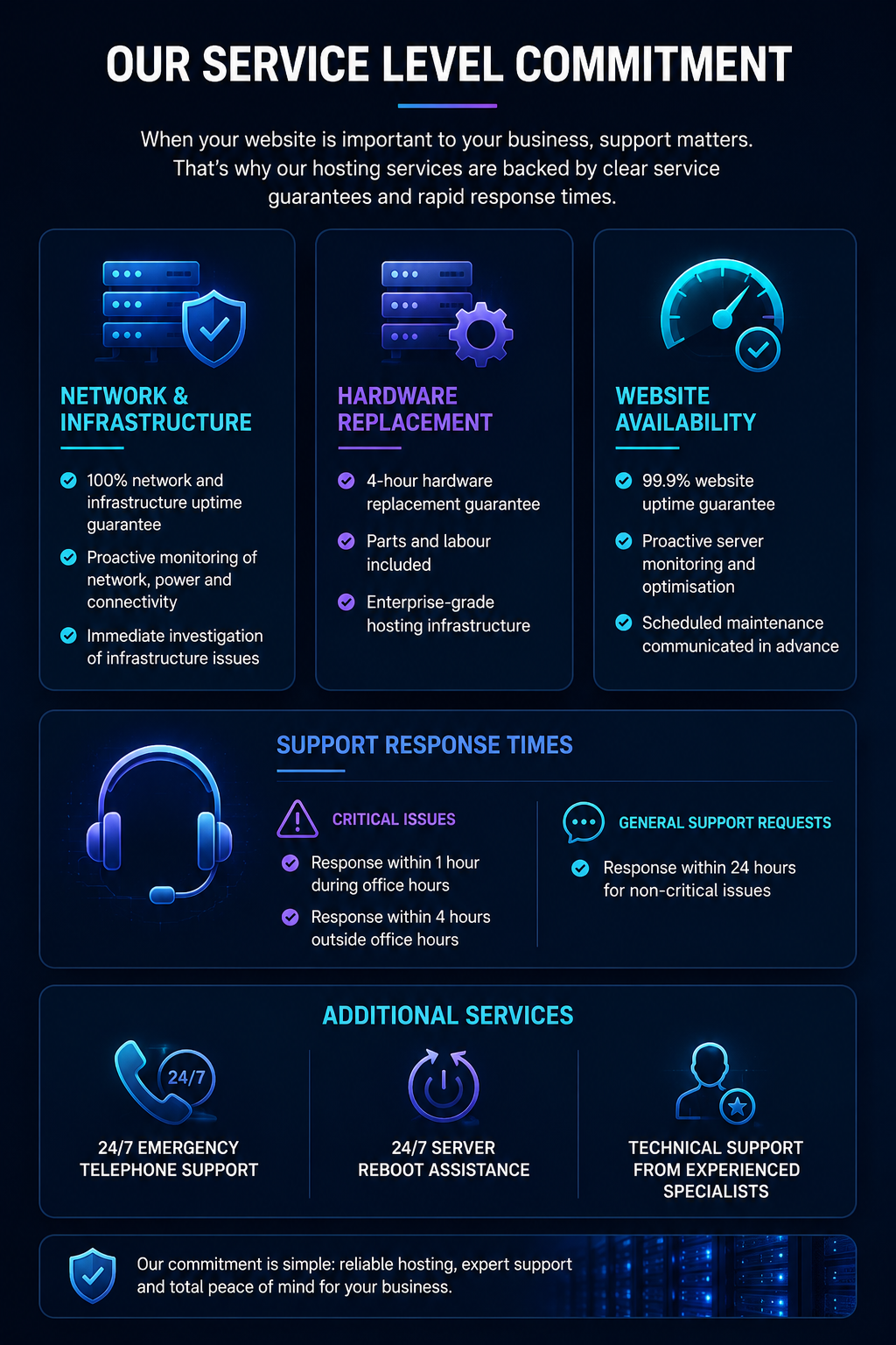 Our Web Hosting SLA